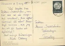 Målning föreställande utsikt mot Stadshuset och Riddarfjärde