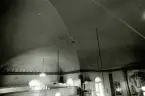 Interiör från Hälleberga kyrka innan branden 1976.