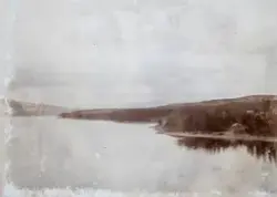 Ringsaker, Furnes, Jessnes, utsikt fra Furuberget mot Jessne