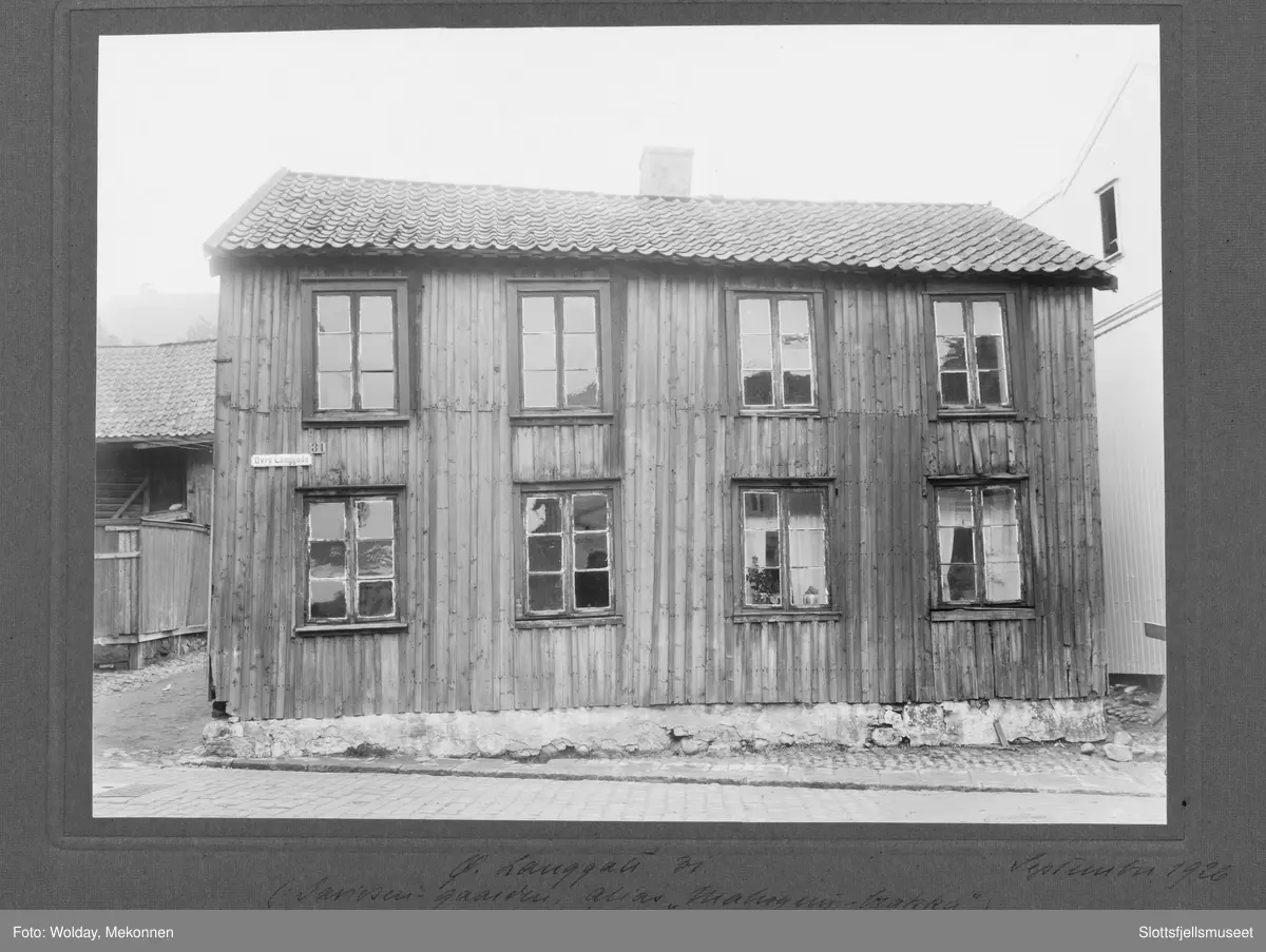 Ø. Langgt. 31. Davidsen-gården/ Mahognybrakka