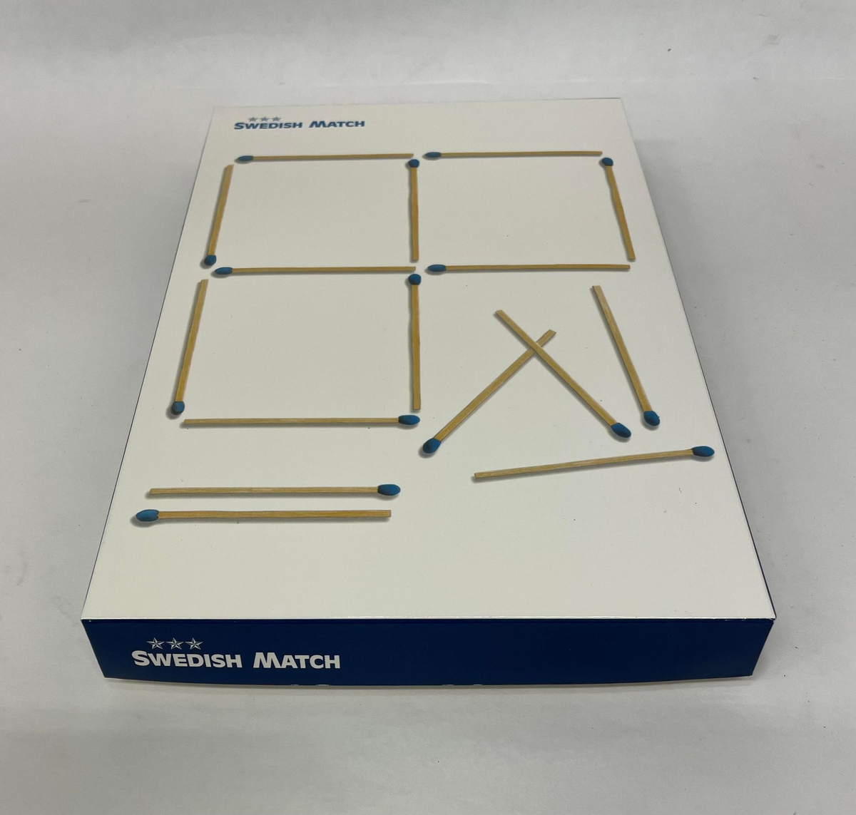 Specialförpackning, Swedish Match. förpackning innehållande 4 tändsticksaskar, SM024727-1, SM024727-2