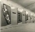 Reklam för Rillo-cigaretter vid tunnelbanestationen Fridhemsplan.