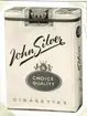 En förpackning John Silver-cigaretter.