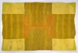 Gult møte, meeting yellow [Veggtekstil]