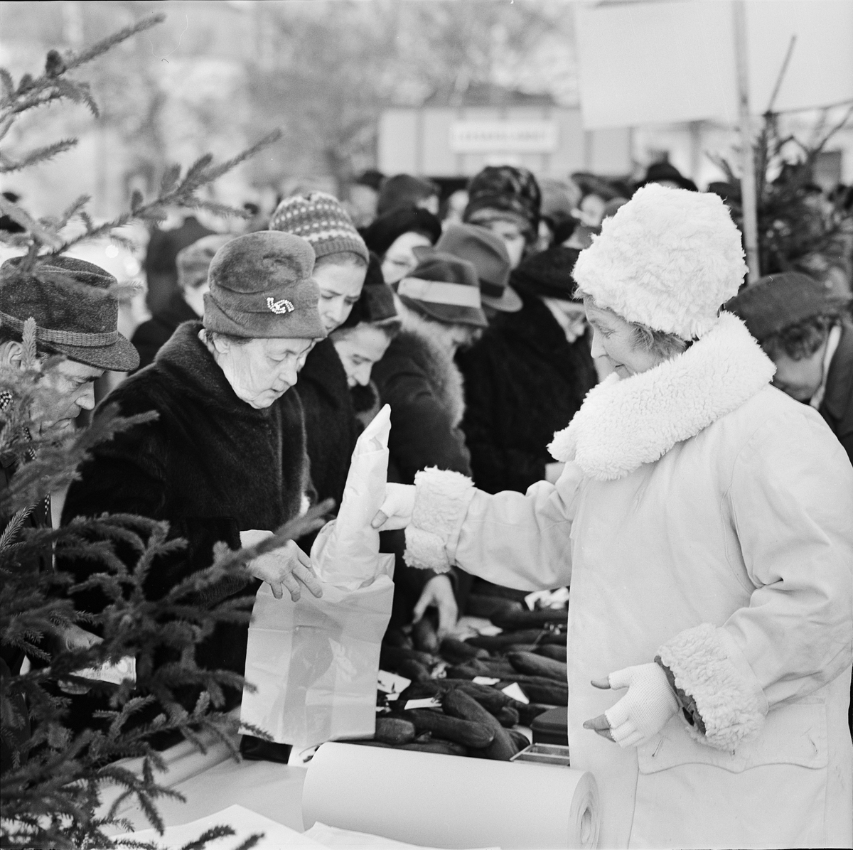 Armélottornas julmarknad, Uppsala 1962