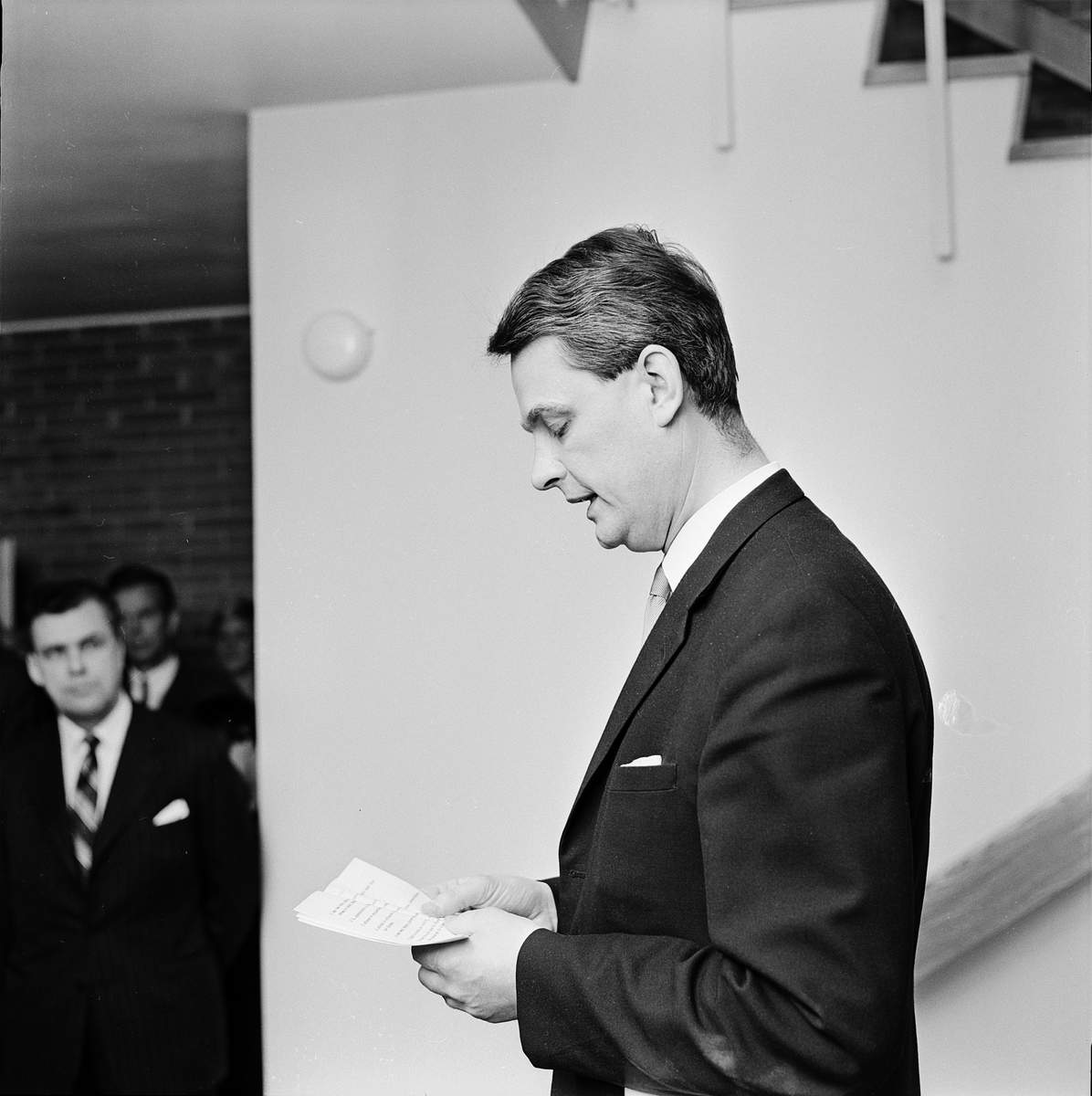 Landhövding uttrycker förhoppning om Ulleåkers modernisering, Uppsala 1966