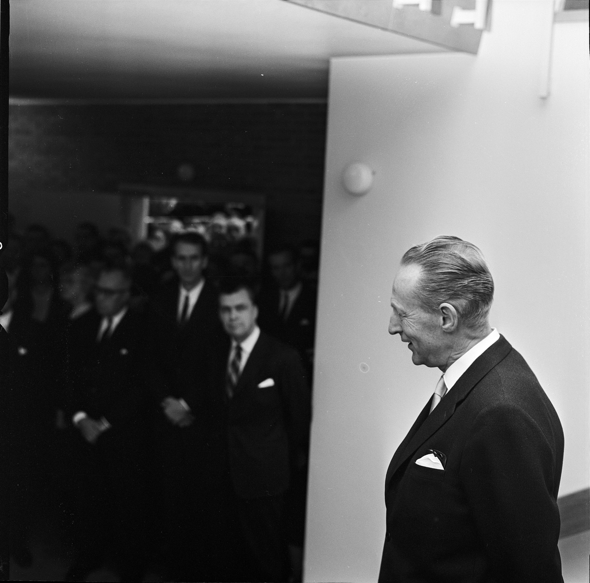 Landhövding uttrycker förhoppning om Ulleåkers modernisering, Uppsala 1966
