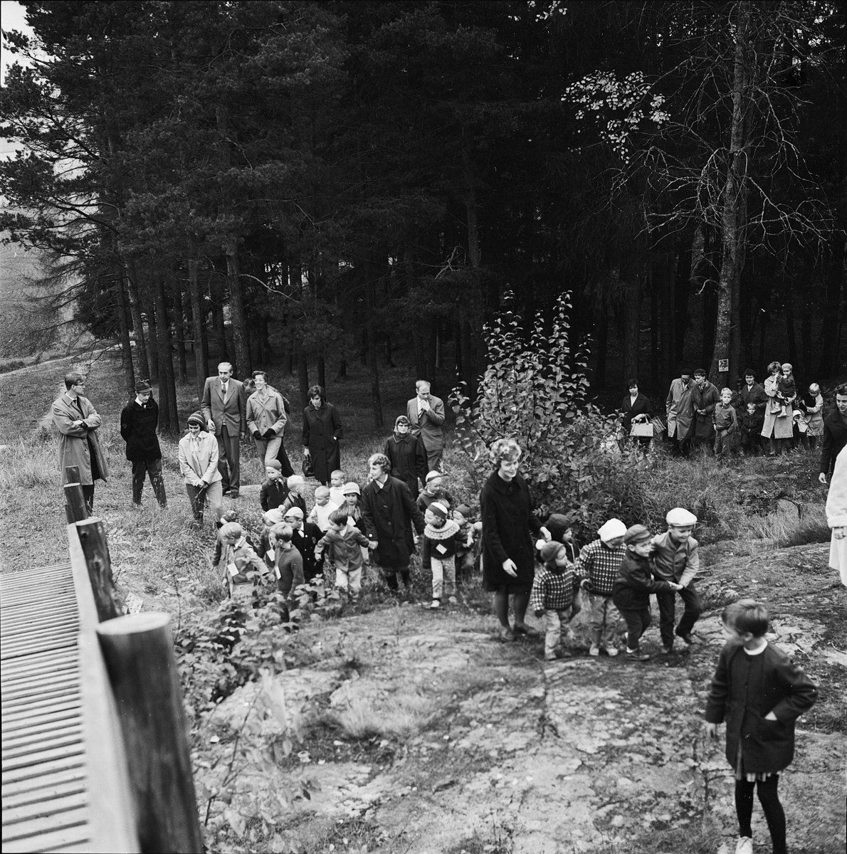 Fest och examen i Skogsmulleskolan, Uppsala 1962