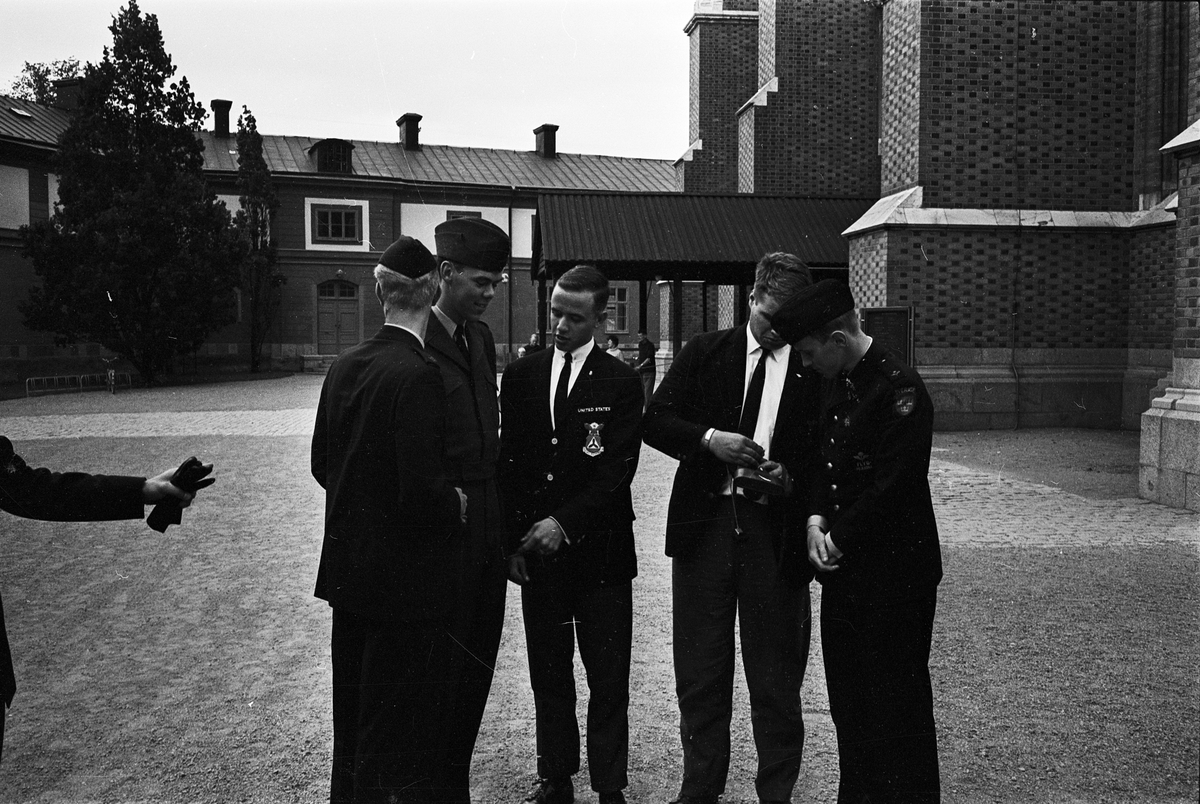 Flygpojkar från sex länder, Uppsala 1964