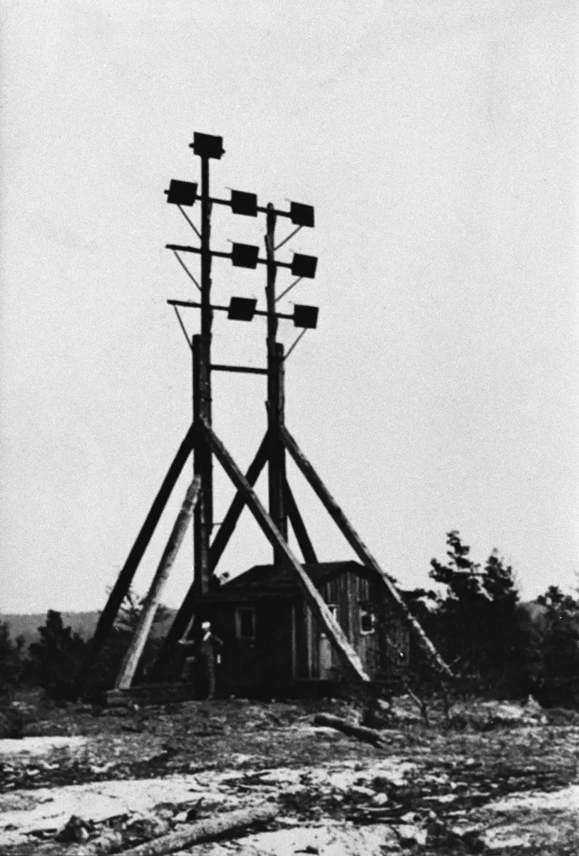 Optiska telegrafen. Telegrafberget.