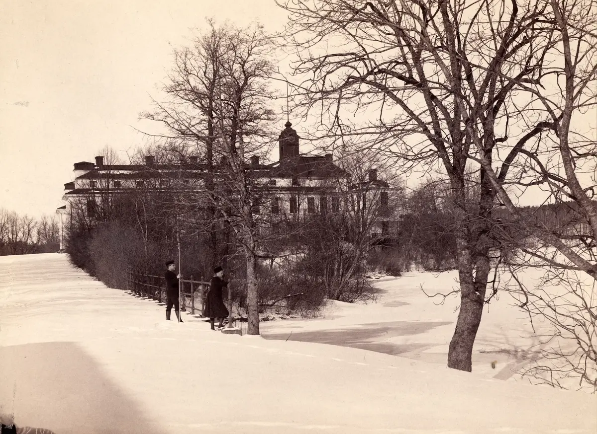 Ulriksdal. Slottet exteriört 1880-1900.