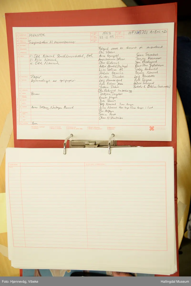 Mønster til bunadstrøye, sølvknappekleu til Arne Gjengedal, ????, Olav Gislerud, Adler Akerlid 2 cm lenger, Arne Golberg, Leif Hansegård, Olav N. Stenbråten, Jahn Ekern, Svein Treverket, Torgny Kvammen, Jon Kaslegard, Knut Olav Jegleim, Nils Navrud, Torleif Anderdal, Bjørn Navrud, Botolv K. Ødelien husk nakken, Leif Brusletto, Kjell Engene, Halvor Espegard, Alf Navrud 3 cm, pluss mange flere