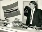 Dieter Heckman, STA:s representant i Tyskland, vid Grüne Woche- mässan på våren 1986.