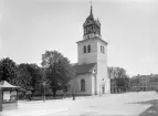 Sankt Larskyrkan i Linköping i den gestaltning kyrkan bar under närmast hela 1800-talet och fram till 1906-07 års restaurering.