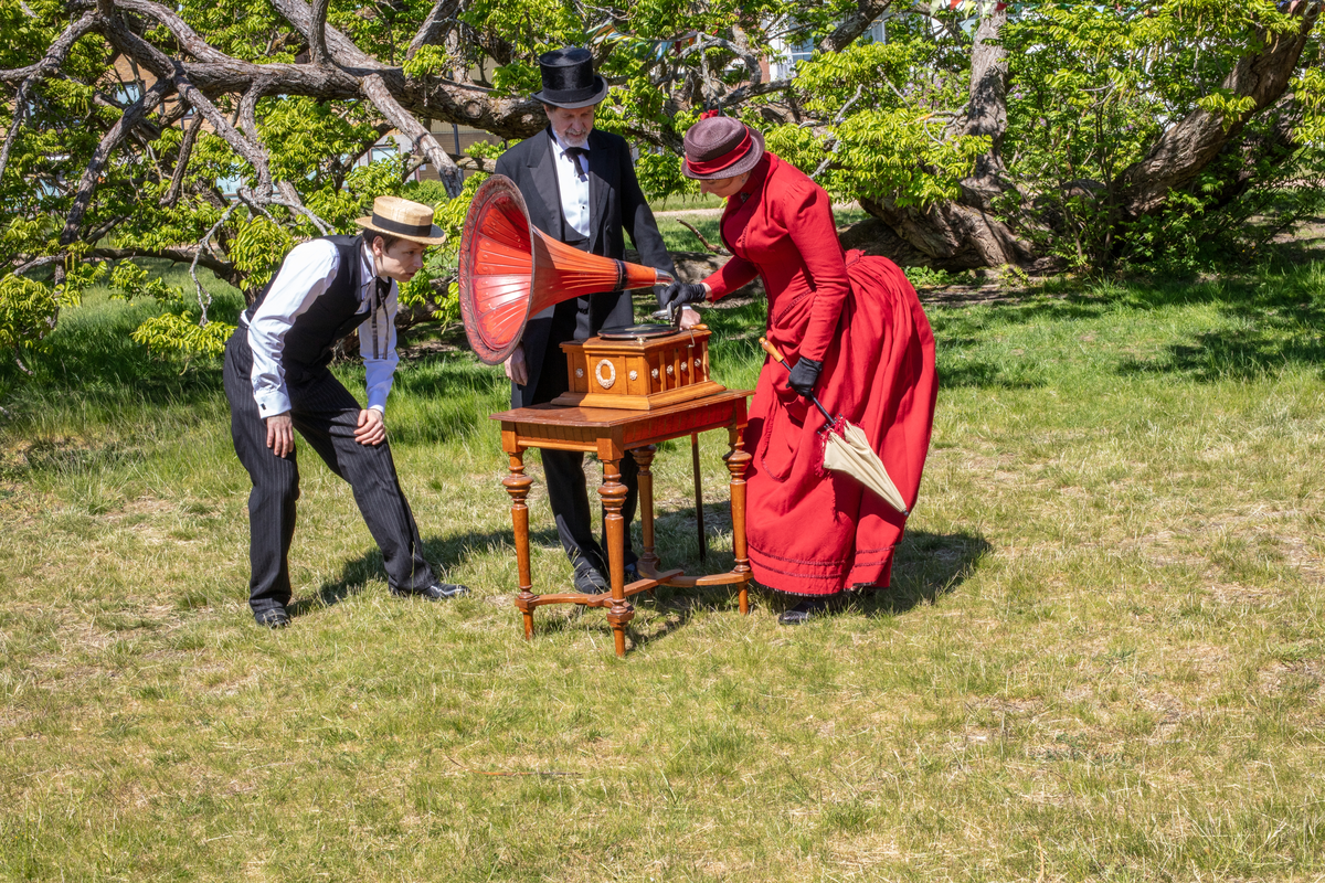 Vänersborgs museum. Fotografering inför kommande Sekelskiftesdag