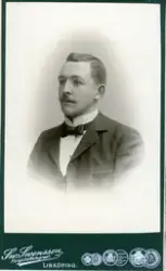 Gustaf Adolf Dahlström, fabriksbokhållare i Linköping
