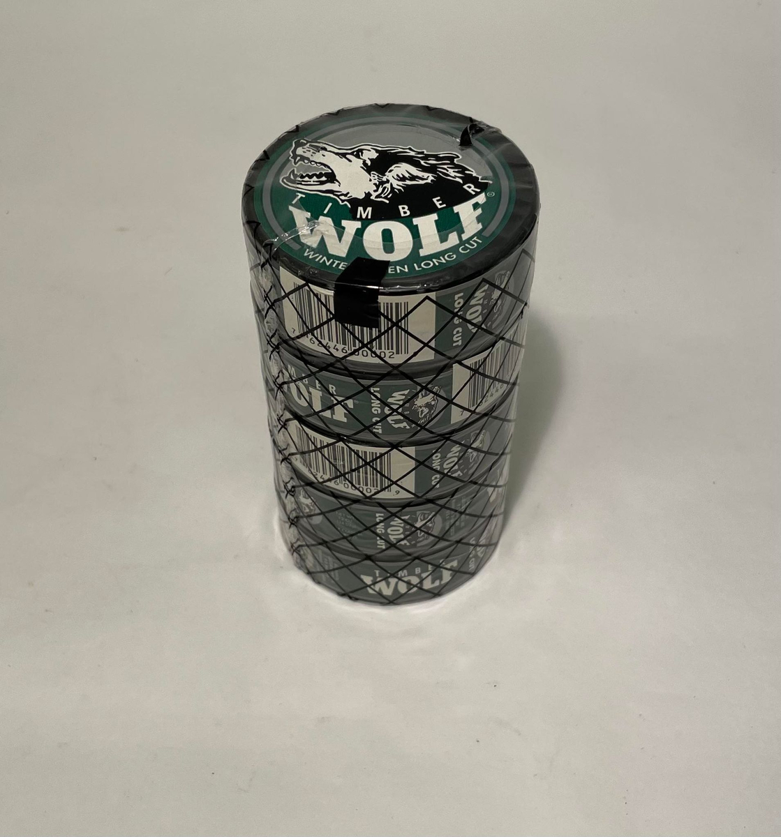 Timber Wolf, stock innehållandes 5 snusdosor Wintergreen Long snuff, SM024940-1, SM024940-2
