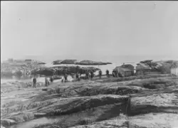 Fiskere fra Rissa på fiske i Halten, Frøya