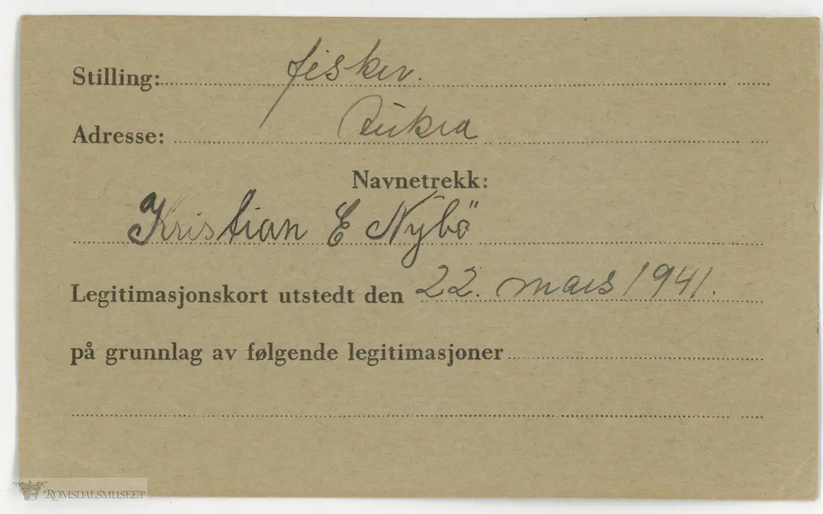 626, Fisker Kristian Sigmund Nybø f.19.02.1922, Aukra
