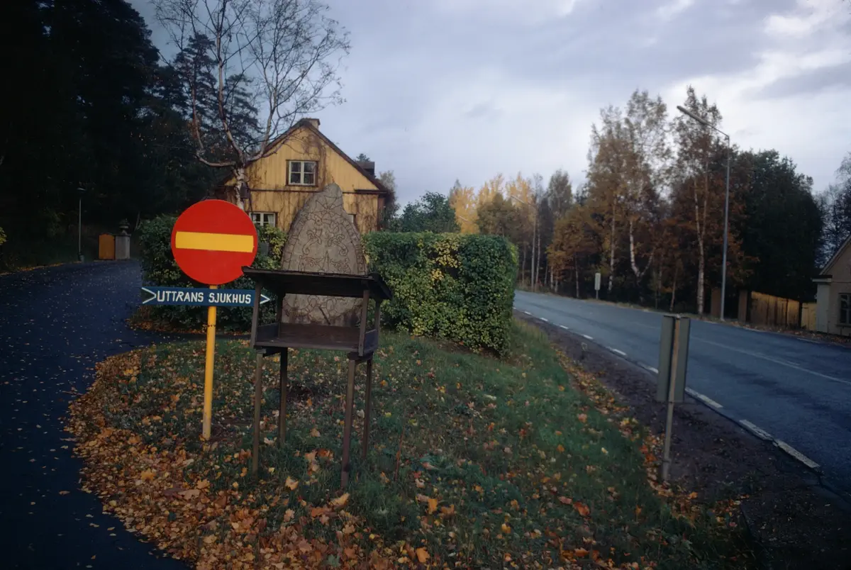 Runsten Sö 305 vid Uttran.


"Sibbe och Tjarve läto resa denna sten efter Torkel; sin fader."