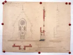 Arkitekt Adrian Crispin Petersons ritningar [ritningar]