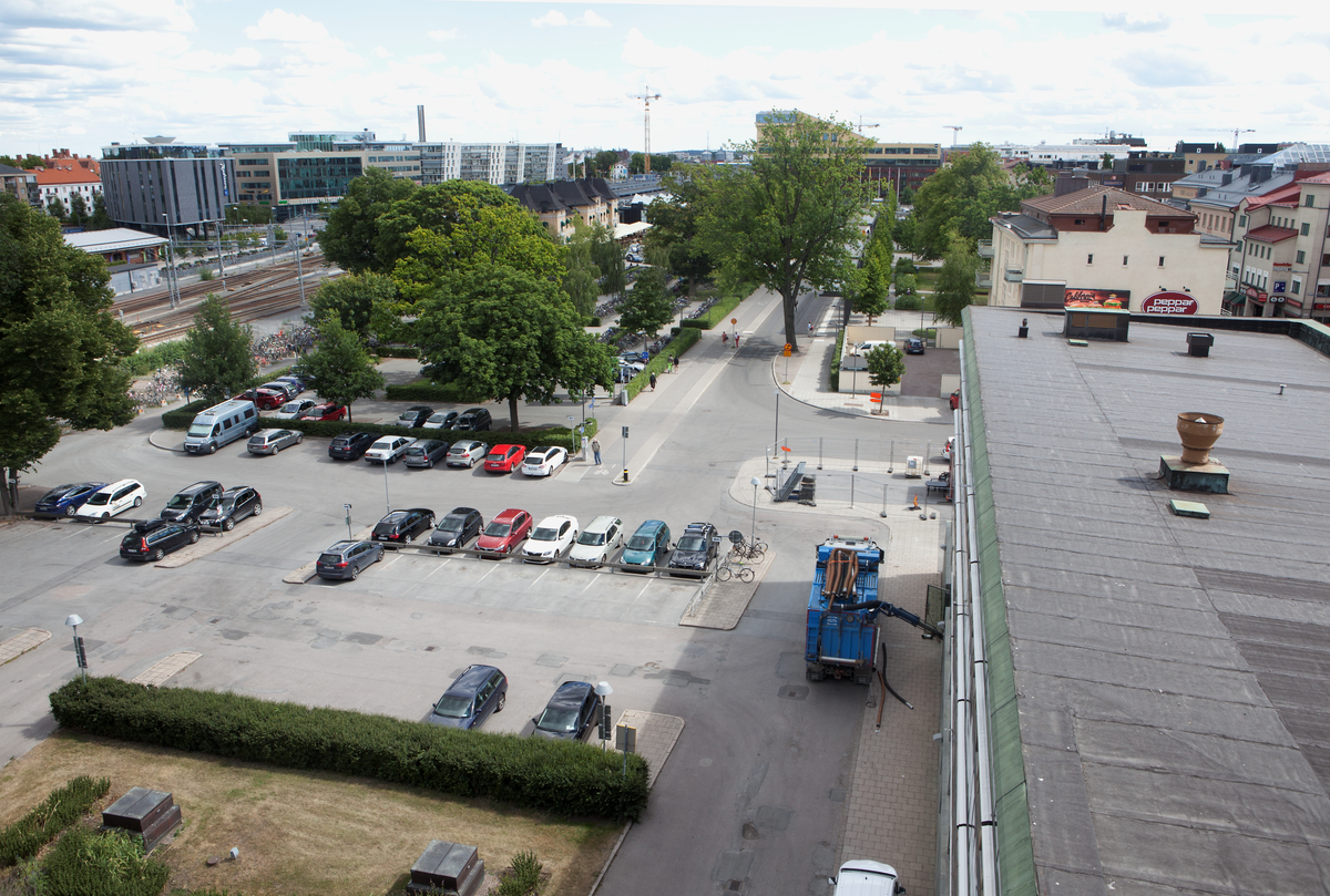 Vy från Uppsala stadshus 2017