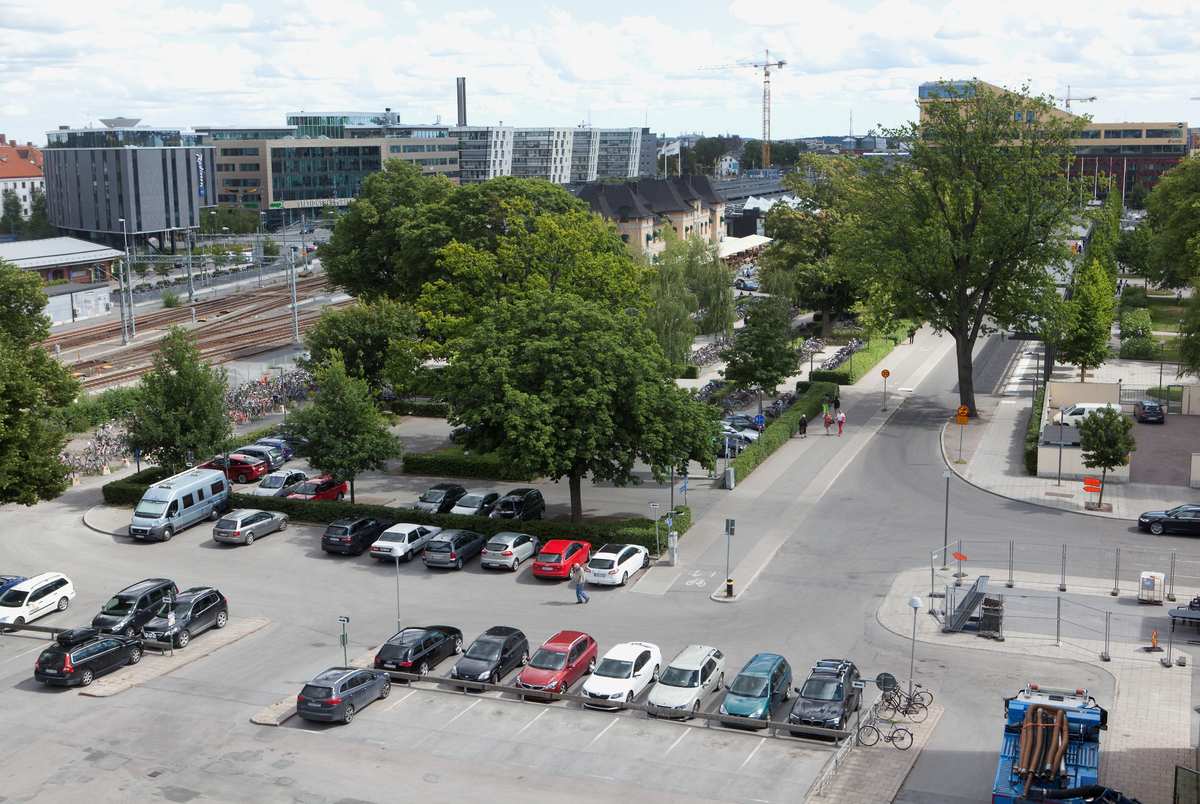 Vy från Uppsala stadshus 2017