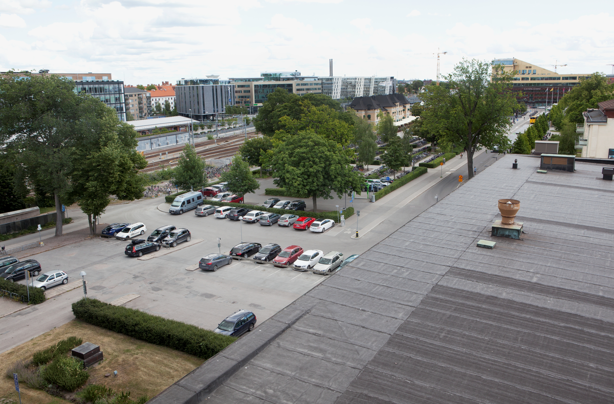 Vy från Uppsala stadshus 2017