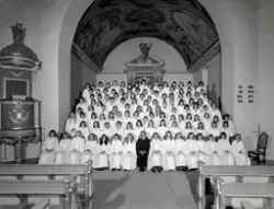 Konfirmasjon, Konfirmanter i Vang kirke, 1974.