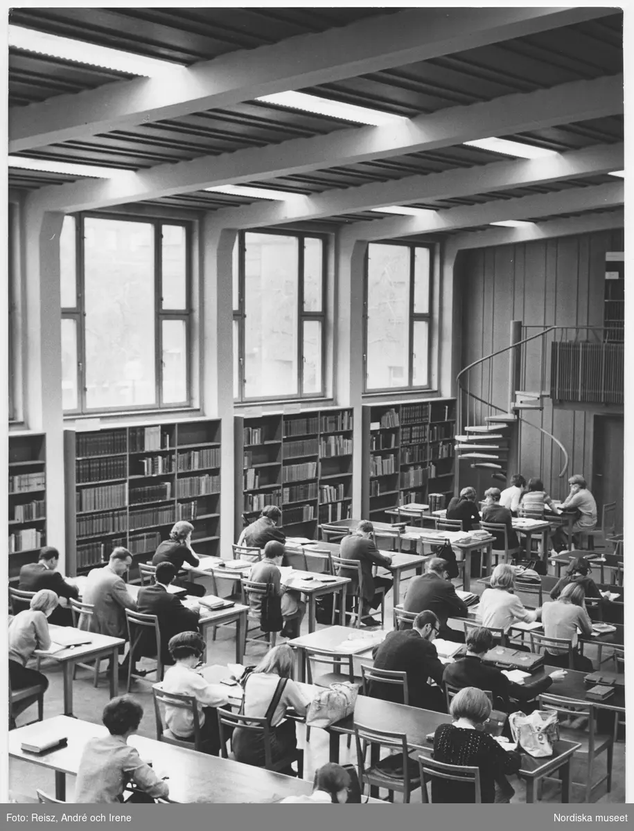 Humanistiska biblioteket på Stockholms universitet.