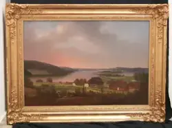 Tavla; Historisk bild av vy över Kramfor