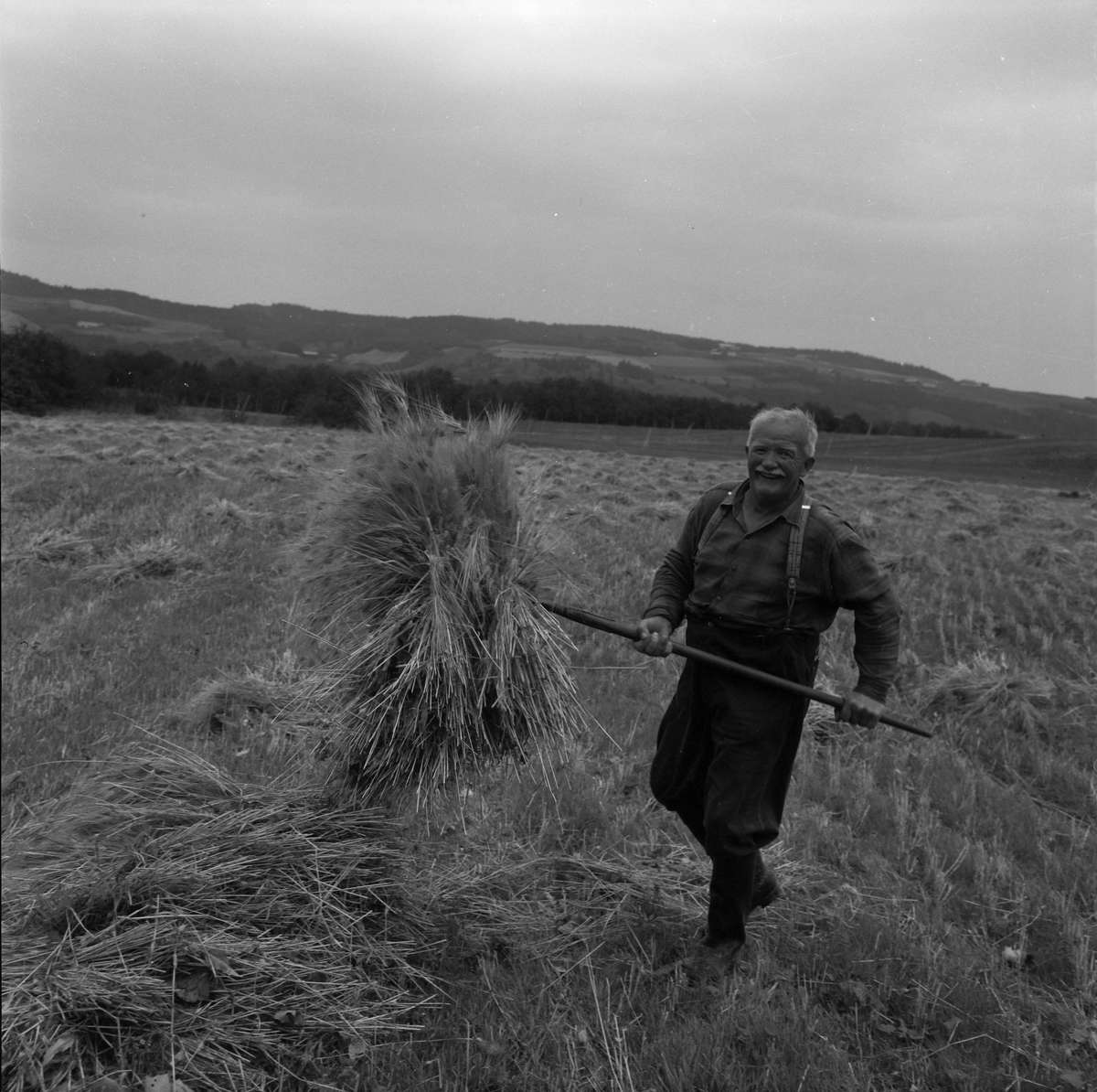 Kvinne med kornnek