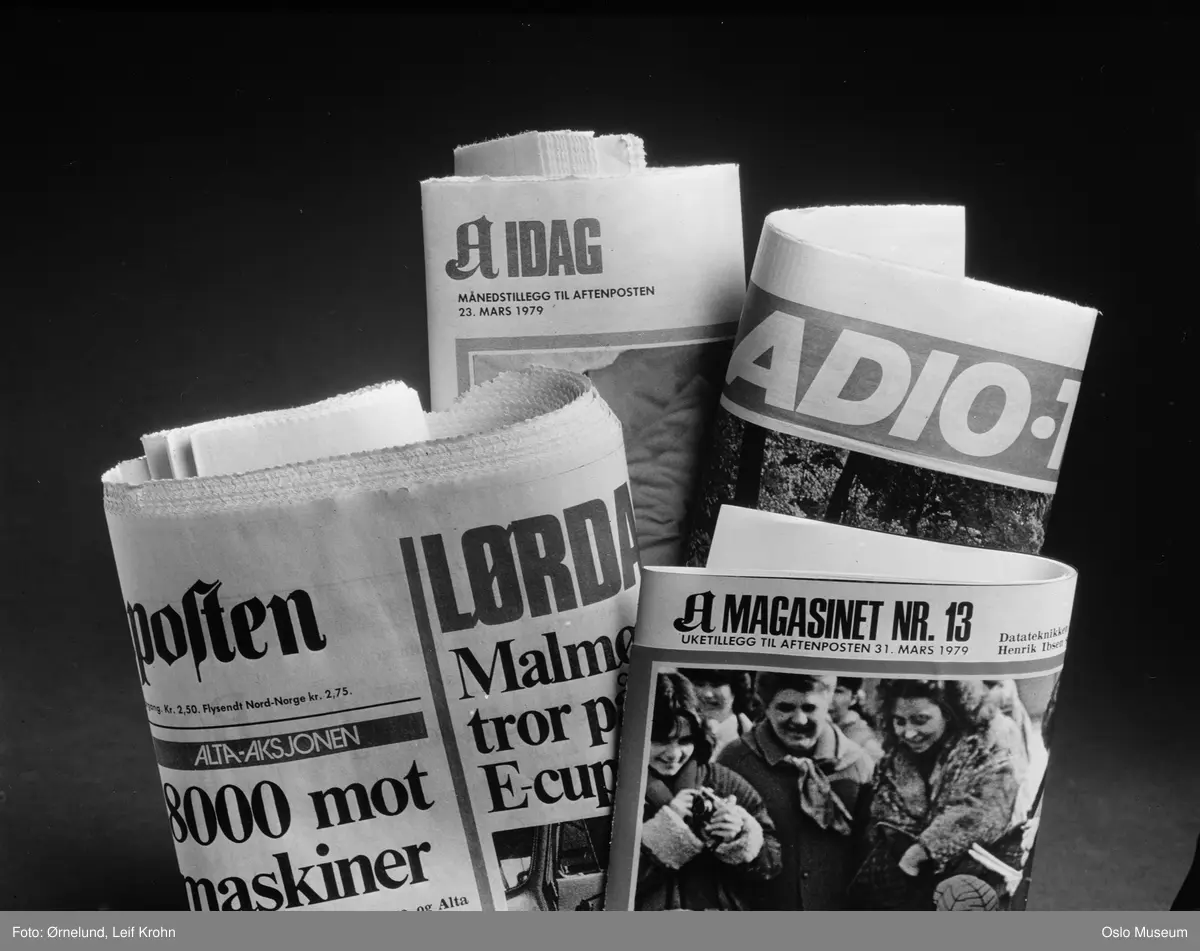aviser, Aftenposten, lørdagsavis, A-magasinet, radio-TV-bilag, A idag