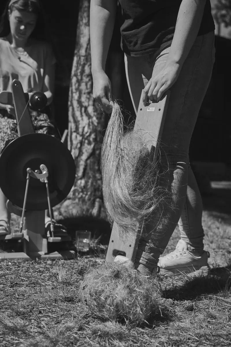 Linarbeid Vågå Lin