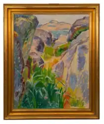 Klyftan [Oljemålning]