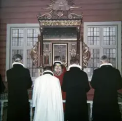 Fra ordineringen av Einar Eilertsen som prest, i Ottestad ki