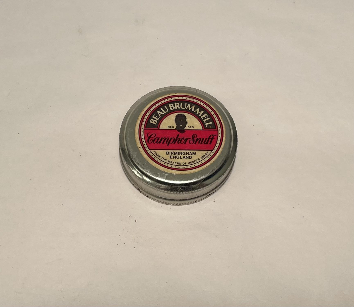 Beau Brummell, Camphor Snuff, Birmingham England