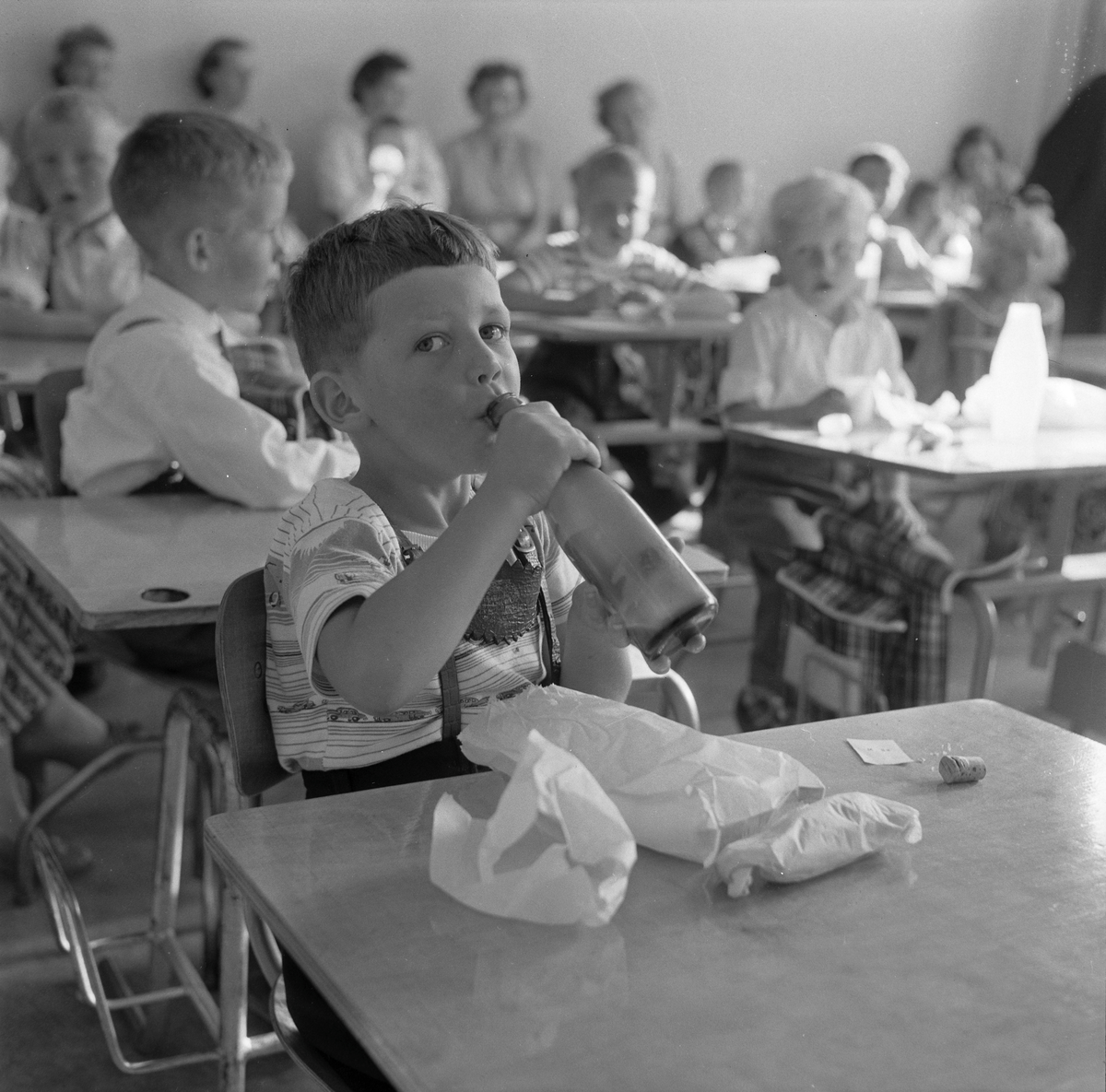 Første skoledag på Lundamo