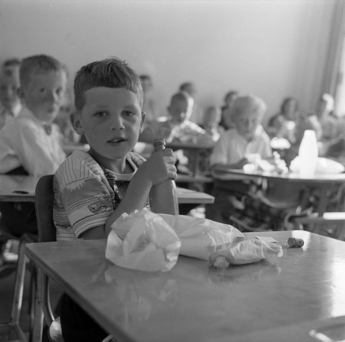 Første skoledag på Lundamo