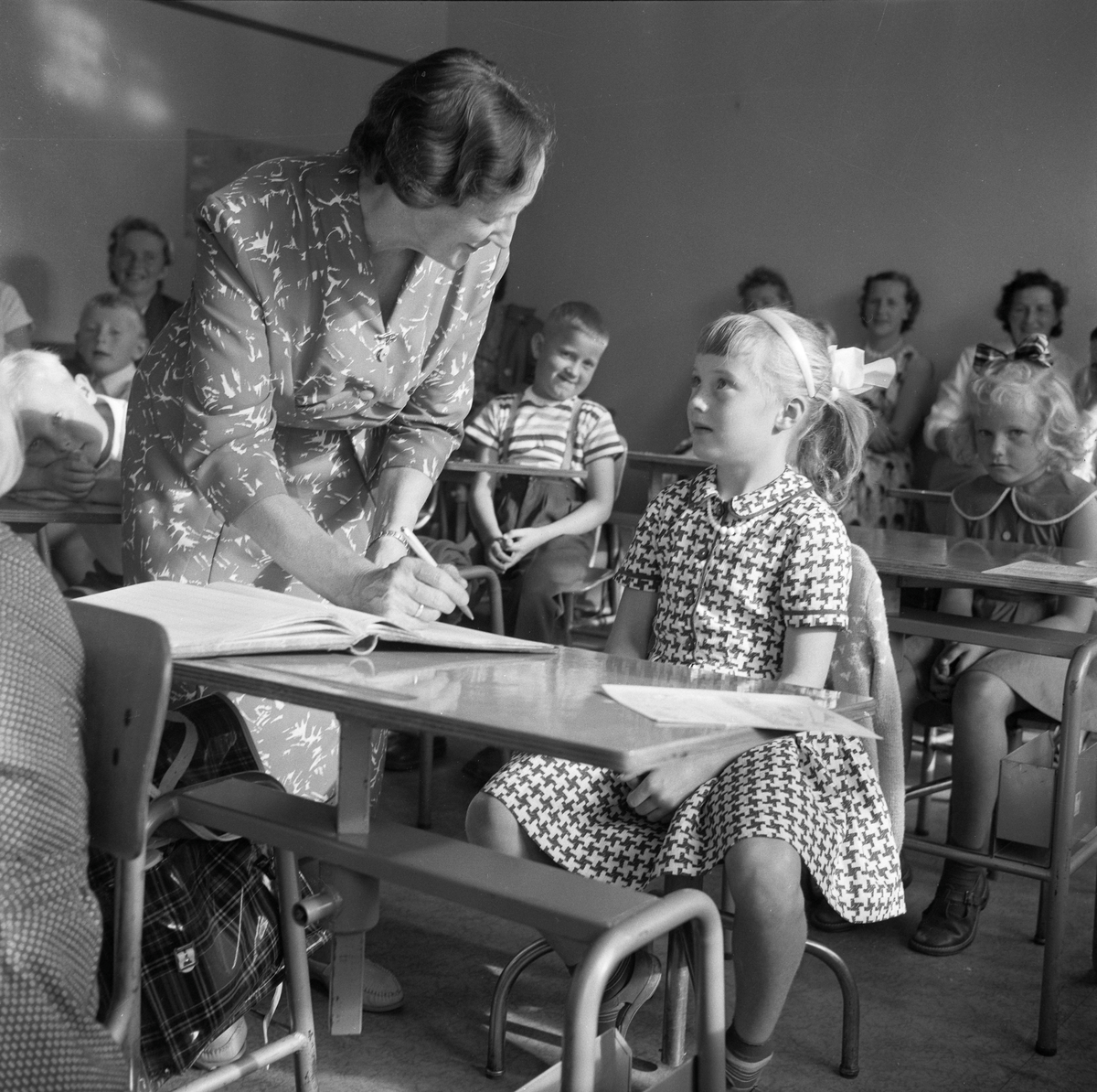 Første skoledag på Lundamo