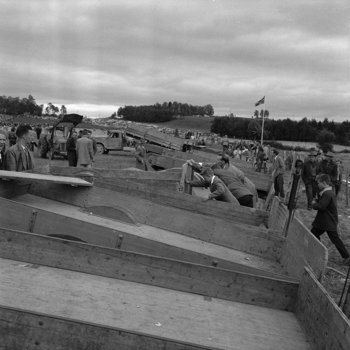 Fotballkamp mellom Nessegutten og Skeid