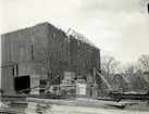 Tobakslada under rivning vid Stenbrottet, Solna 1949.