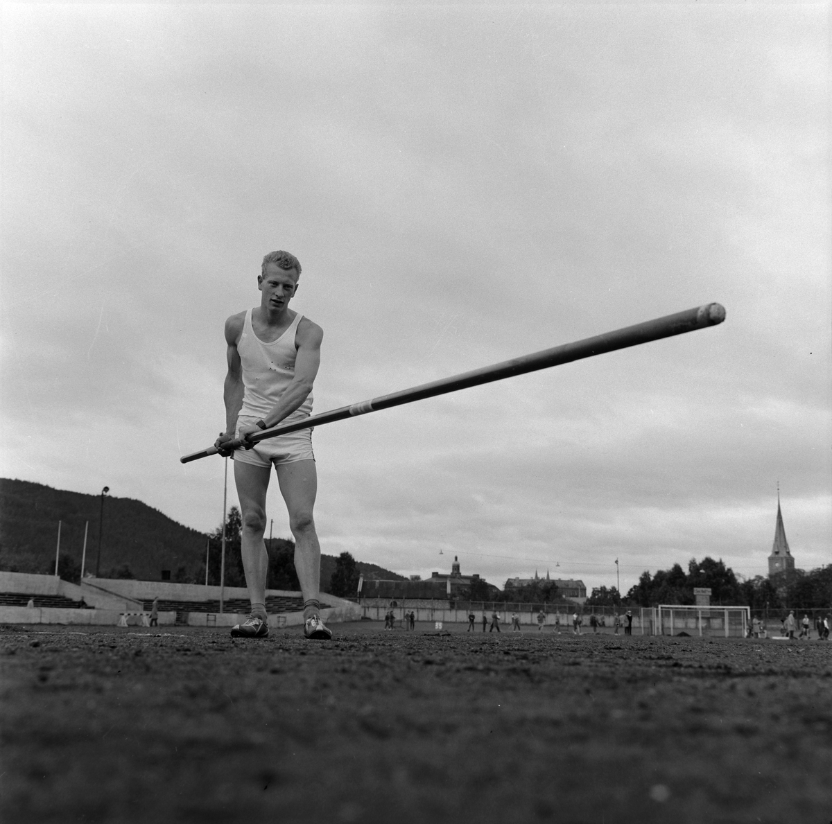 Triangelmatch på Stadion