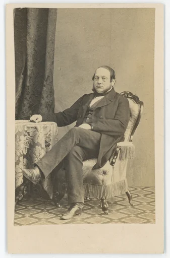 Porträtt på Professor Herman Ludvig Rydin född 1822-08-13 död 1904-11-22.