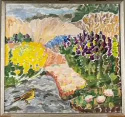 Landskap [Oljemålning på duk]