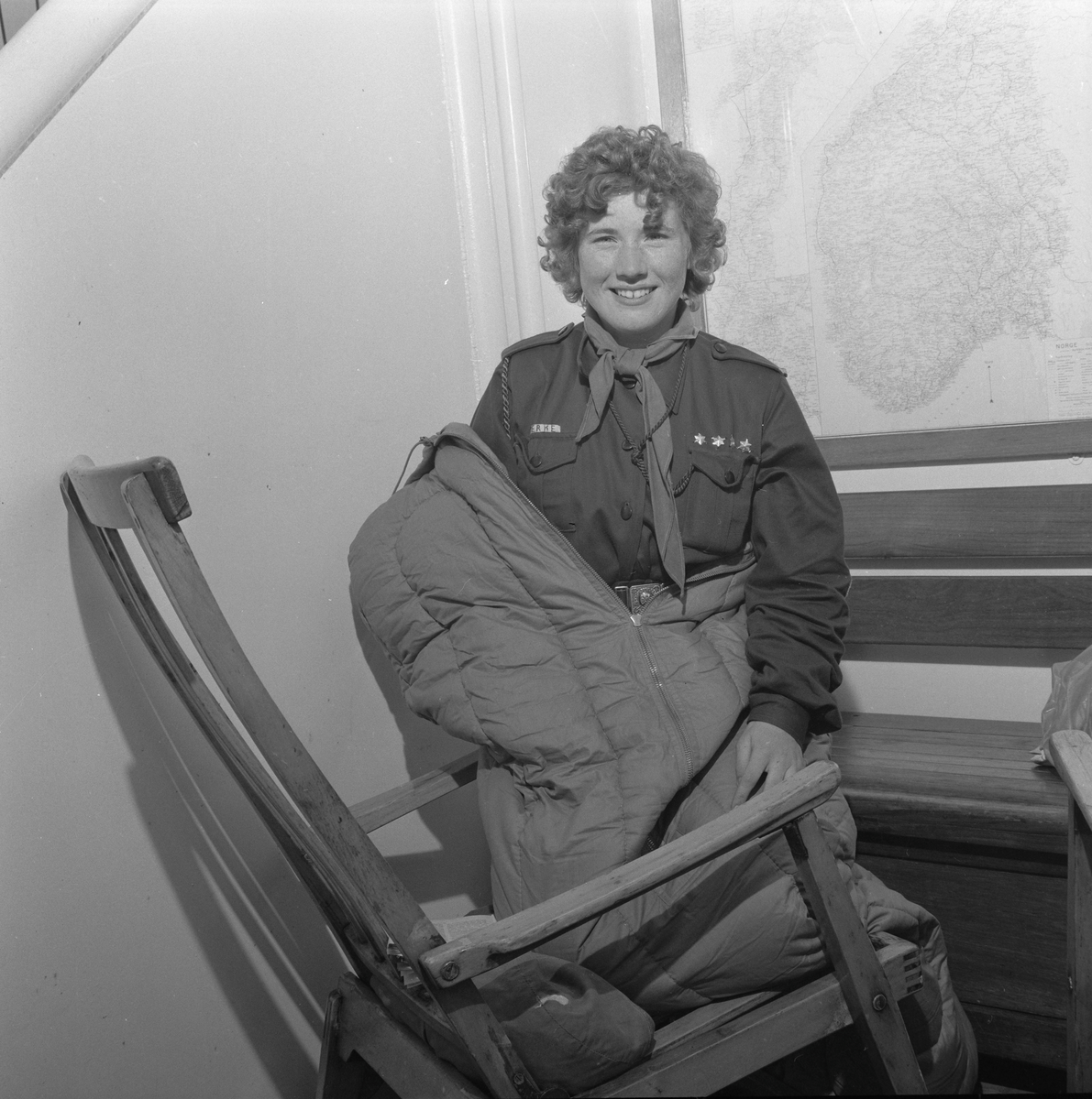 Nordnorske speiderpiker på tur