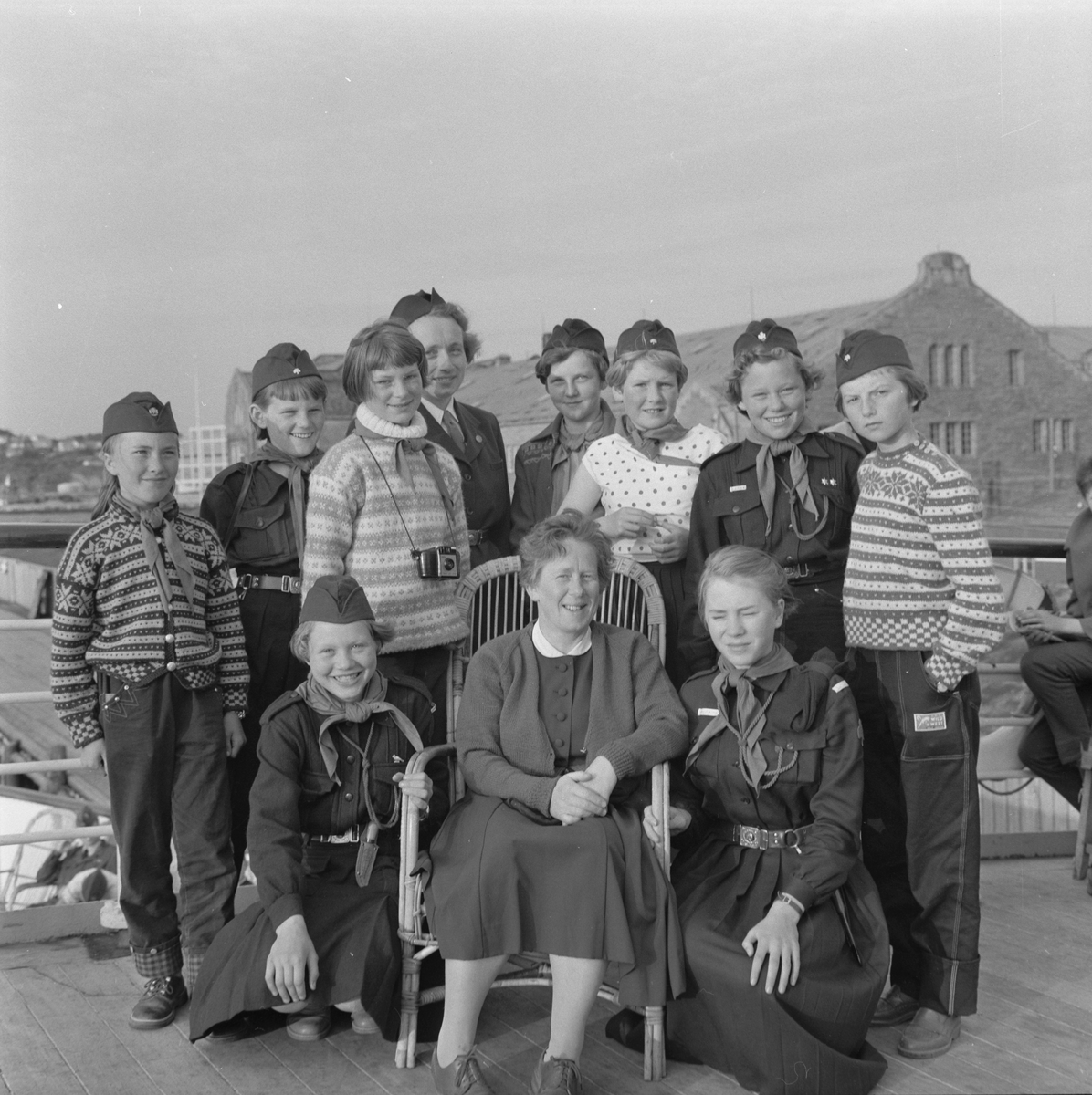 Nordnorske speiderpiker på tur