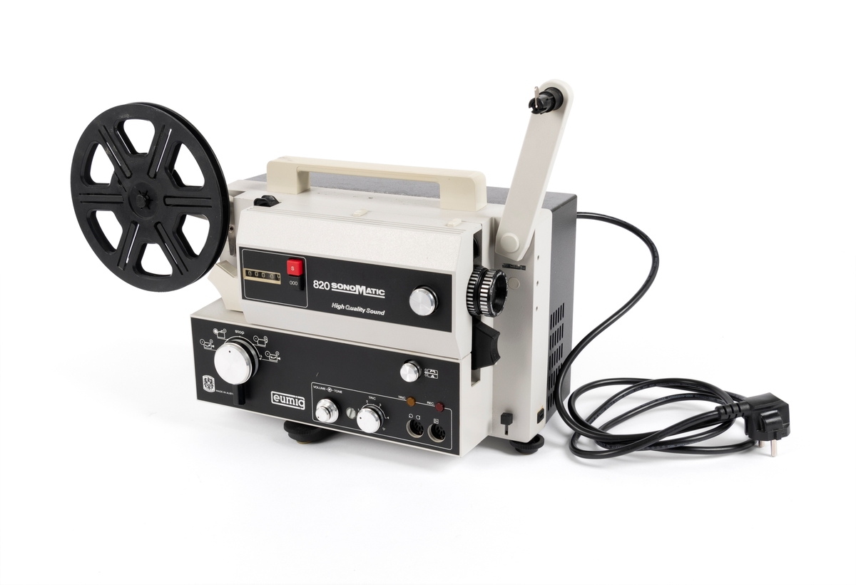 Eumig 820 Sono Matic. Toneprojektor til Super-8 og Single-8