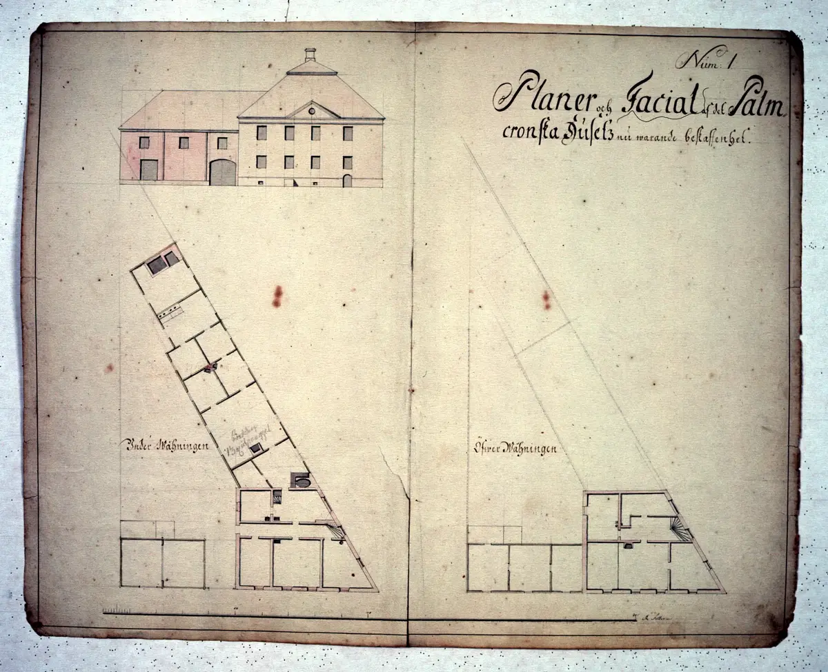 Packhuset med tullkontor/Gamla tullhuset (fd Palmcronska huset)