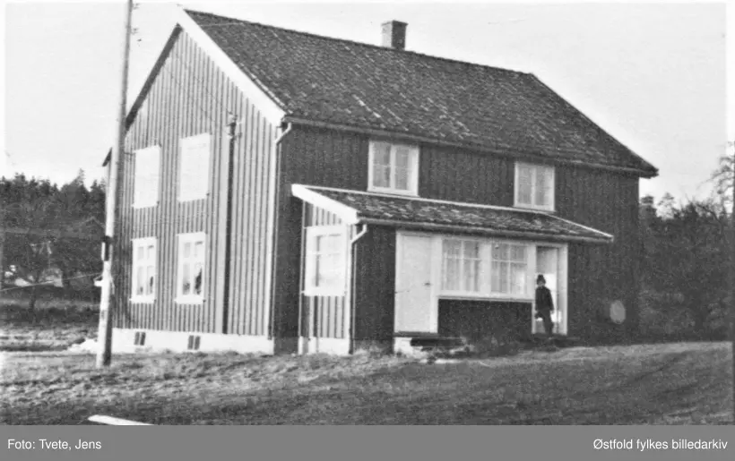Kallerød, våningshus fra 1700- tallet, 1974 i Onsøy.